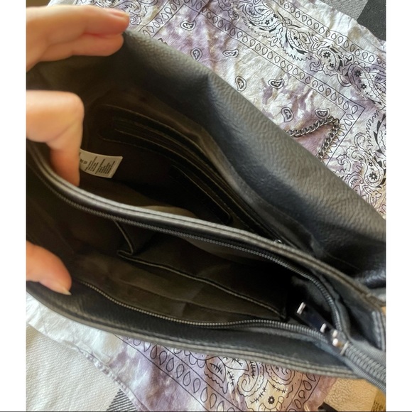 FOREVER 21 Foldover Studded Handle Vegan Clutch - Picture 7 of 7